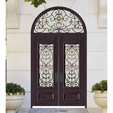 玻璃拼(pin)接復合門